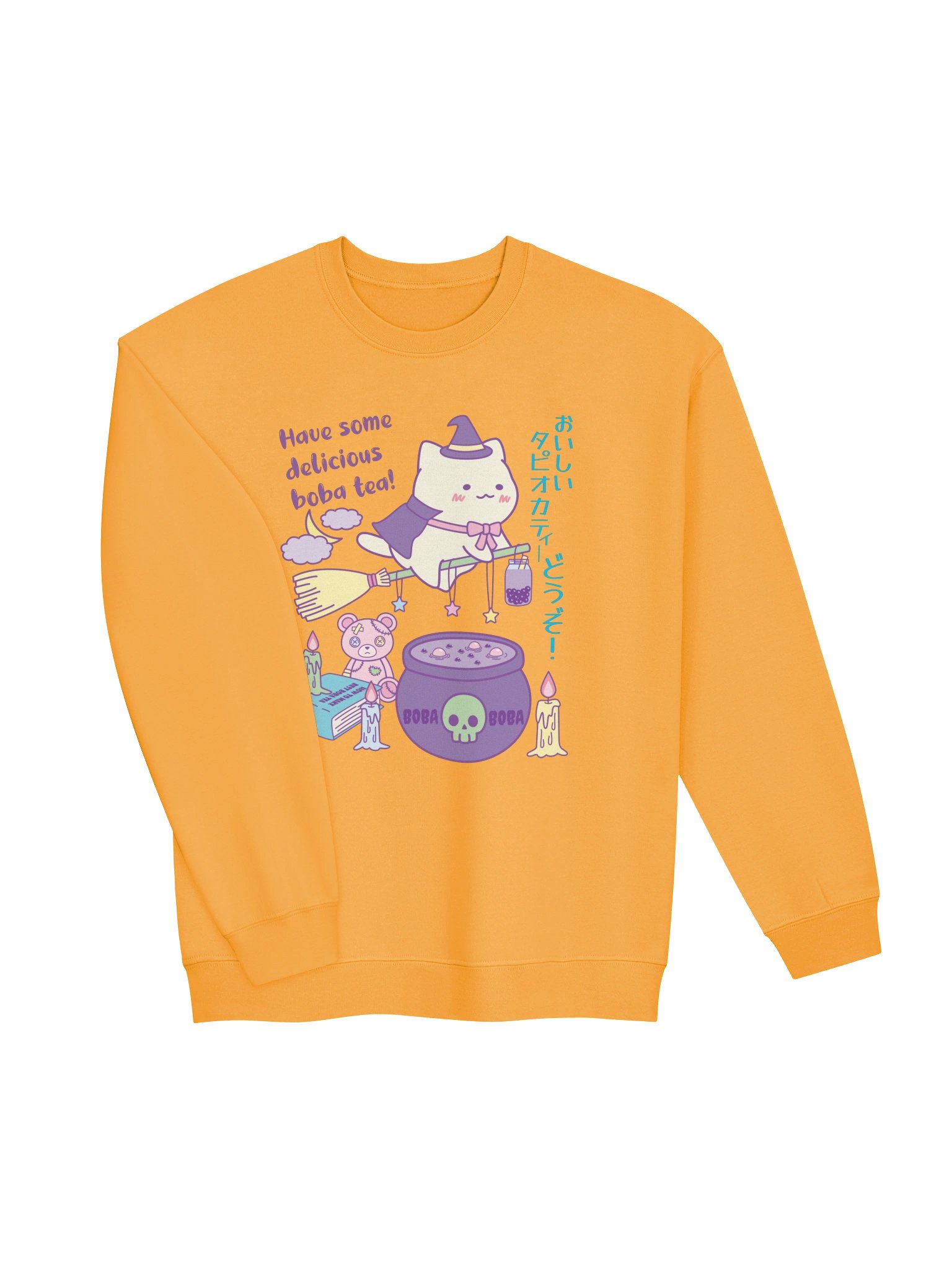 Boba Witch Cat - Unisex Adult Sweatshirt product image (14)