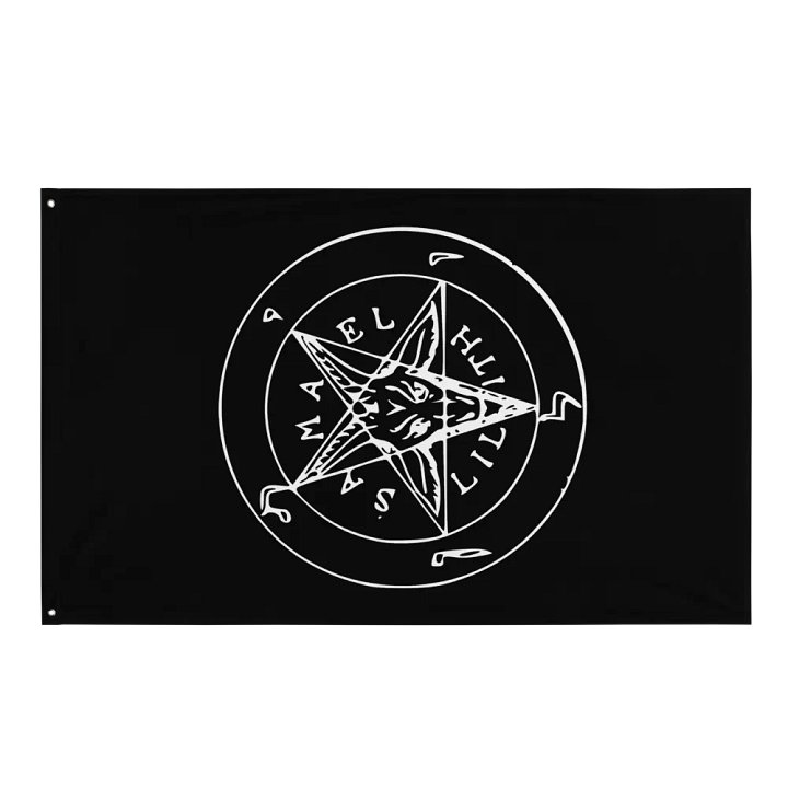 Baphomet Ritual Flag product image (1)