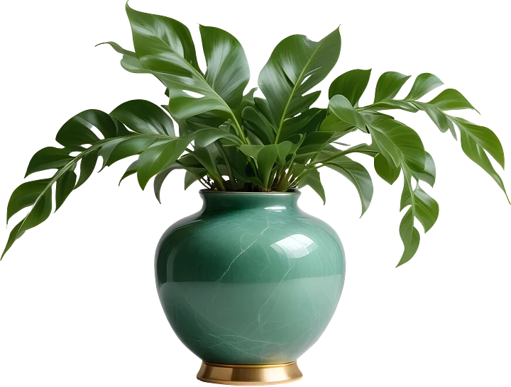Jade Signature – Classic Jade Vase PNG product image (1)