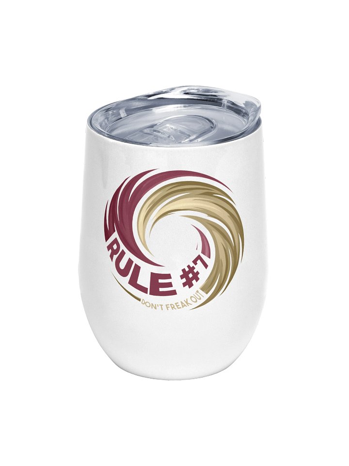Rule #7 Wine Tumbler Garnet and Gold product image (1)