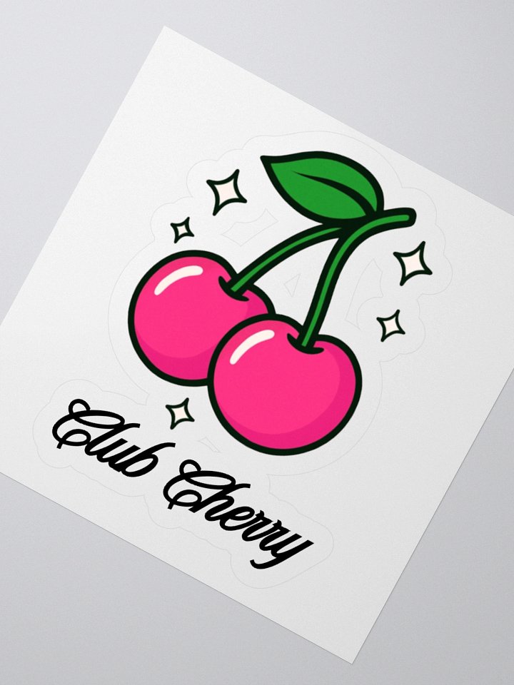 Club Cherry Sticker w/Logo product image (5)