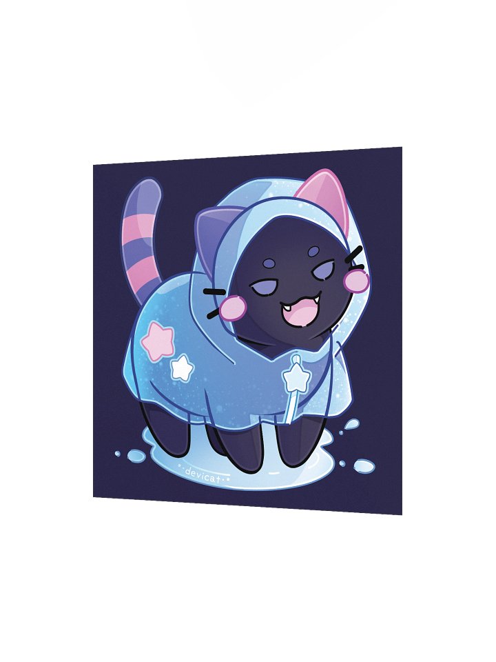 CandiCat Void Cat The Raincoat of Stars 2026 Print product image (9)