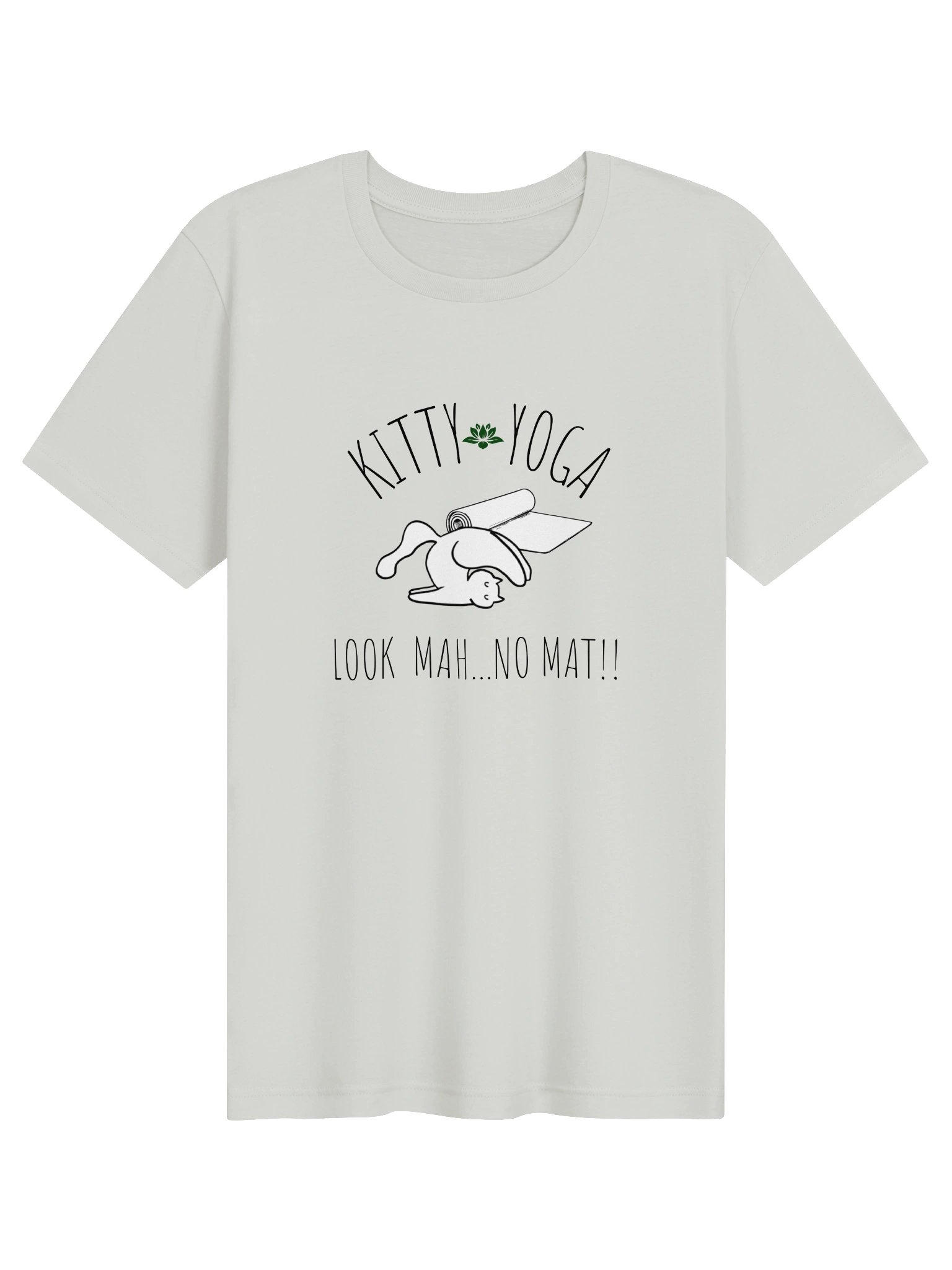 Look Mah, No Mat - Funny Yoga Cat Tee product image (41)