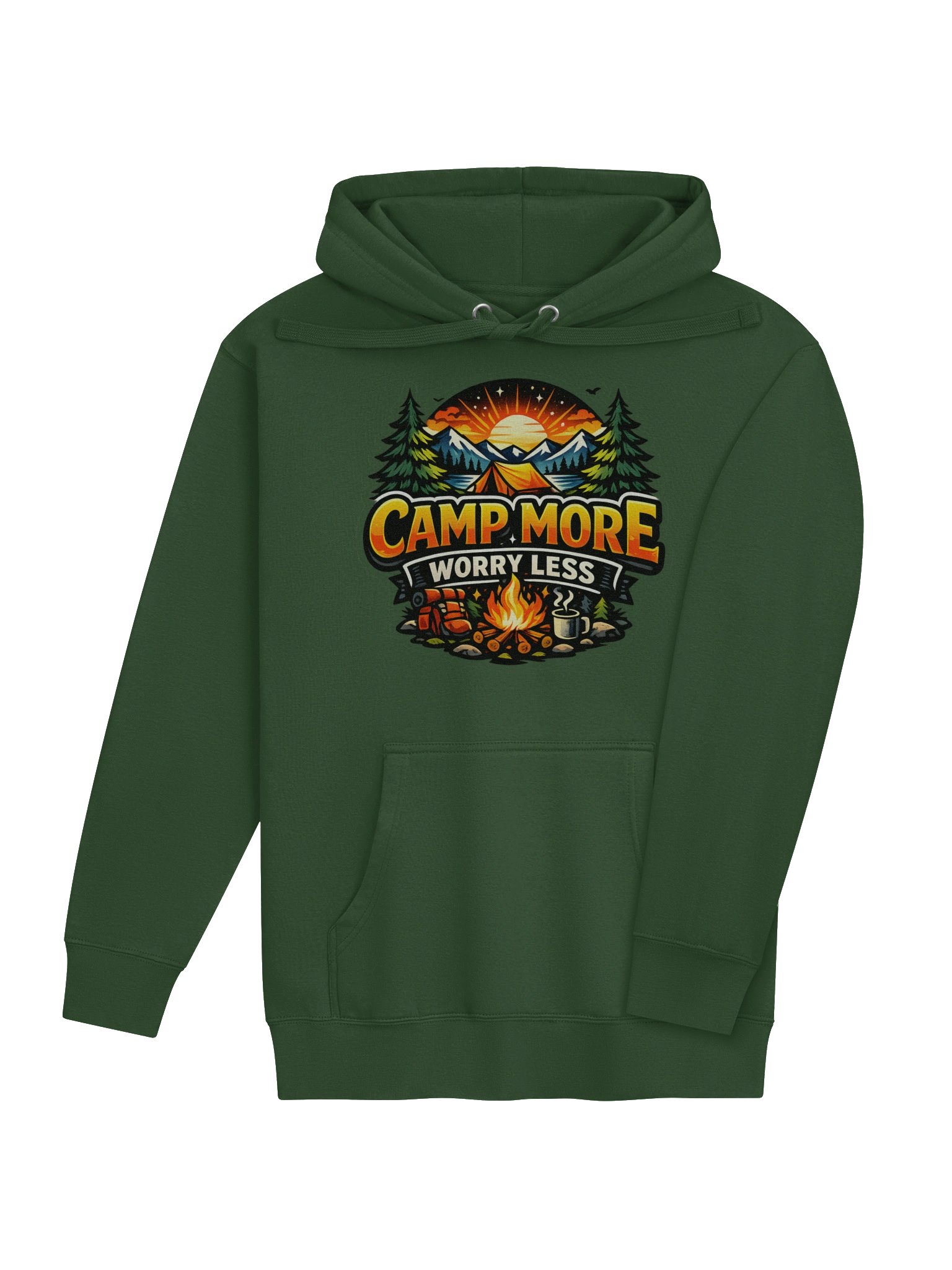 Camp More, Worry Less Hoodie product image (20)