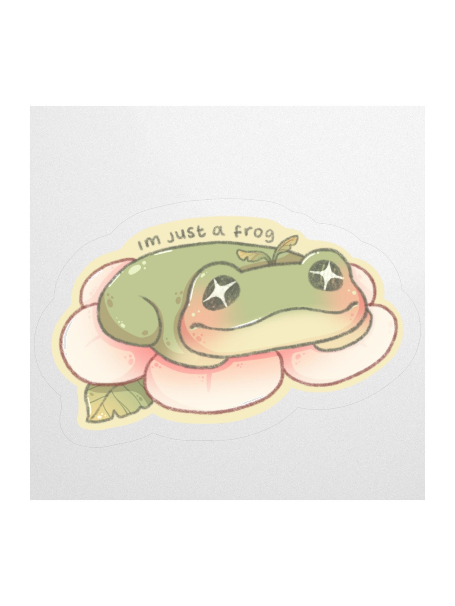 im just a frog sticker product image (2)