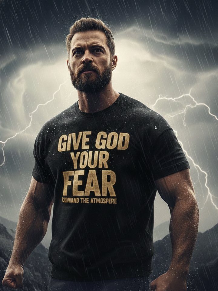 GIVE GOD YOUR FEAR | Command The Atmosphere UNISEX T-Shirt product image (1)