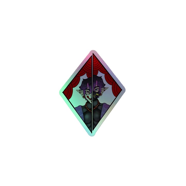 Split Masked Oni Sticker product image (1)