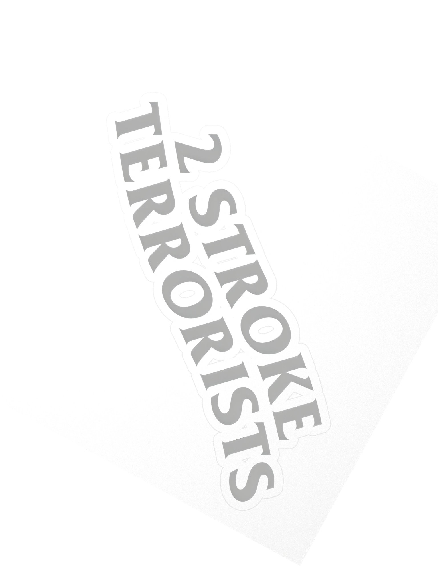 2 STROKE TERRORISTS STICKER product image (3)