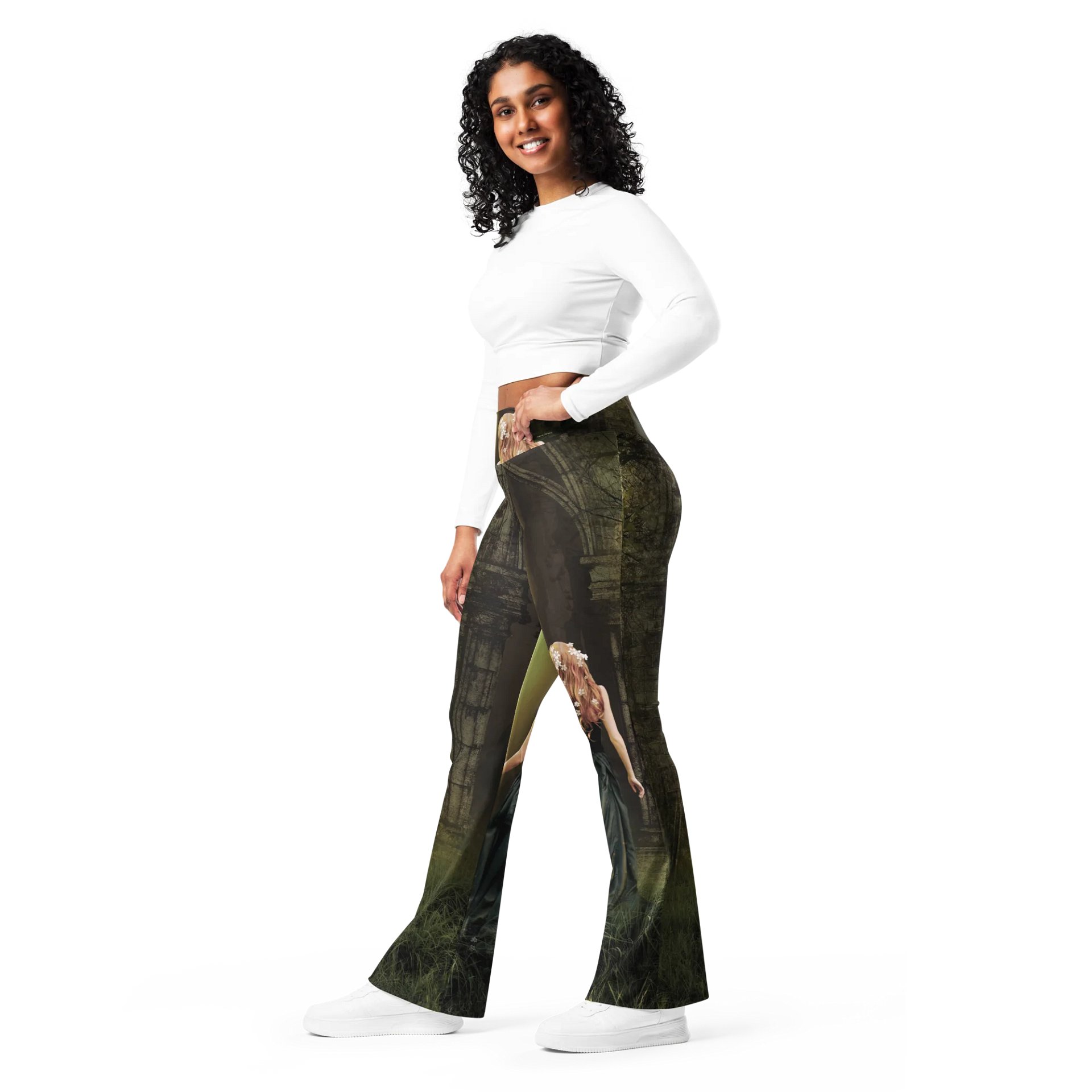 'Elven Stories - Blinded By The Light' Flare Leggings product image (11)