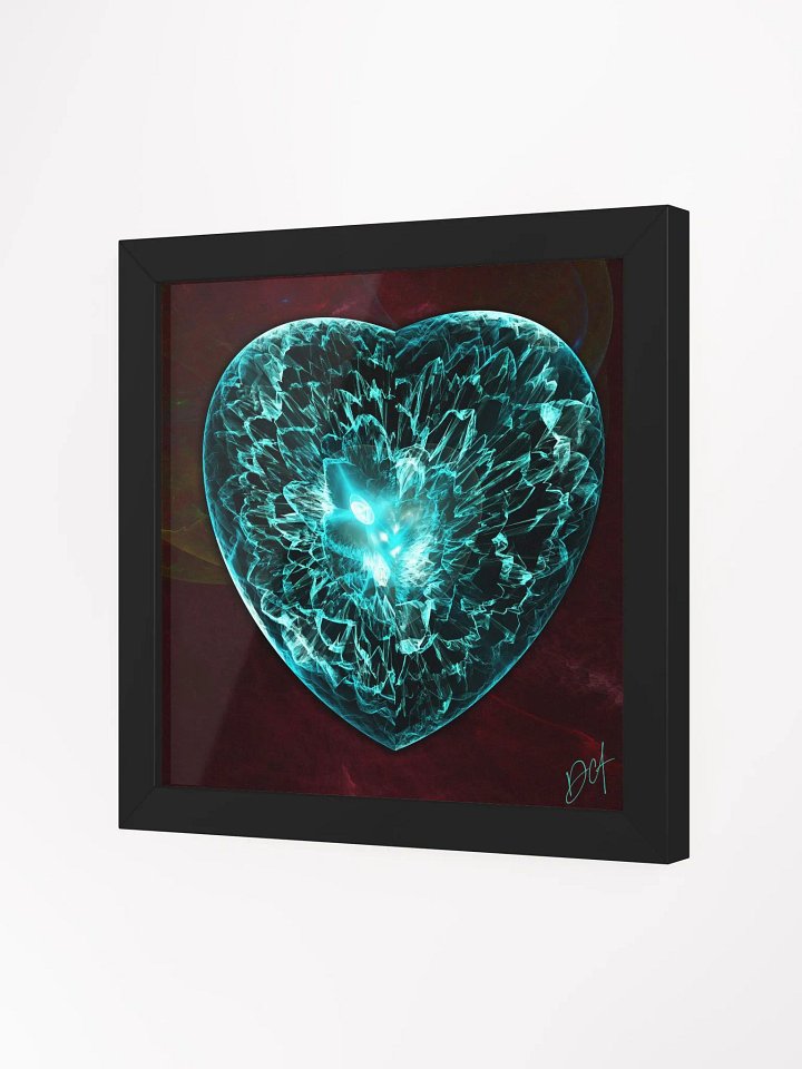 Crystal Heart - Framed Matte Poster product image (8)