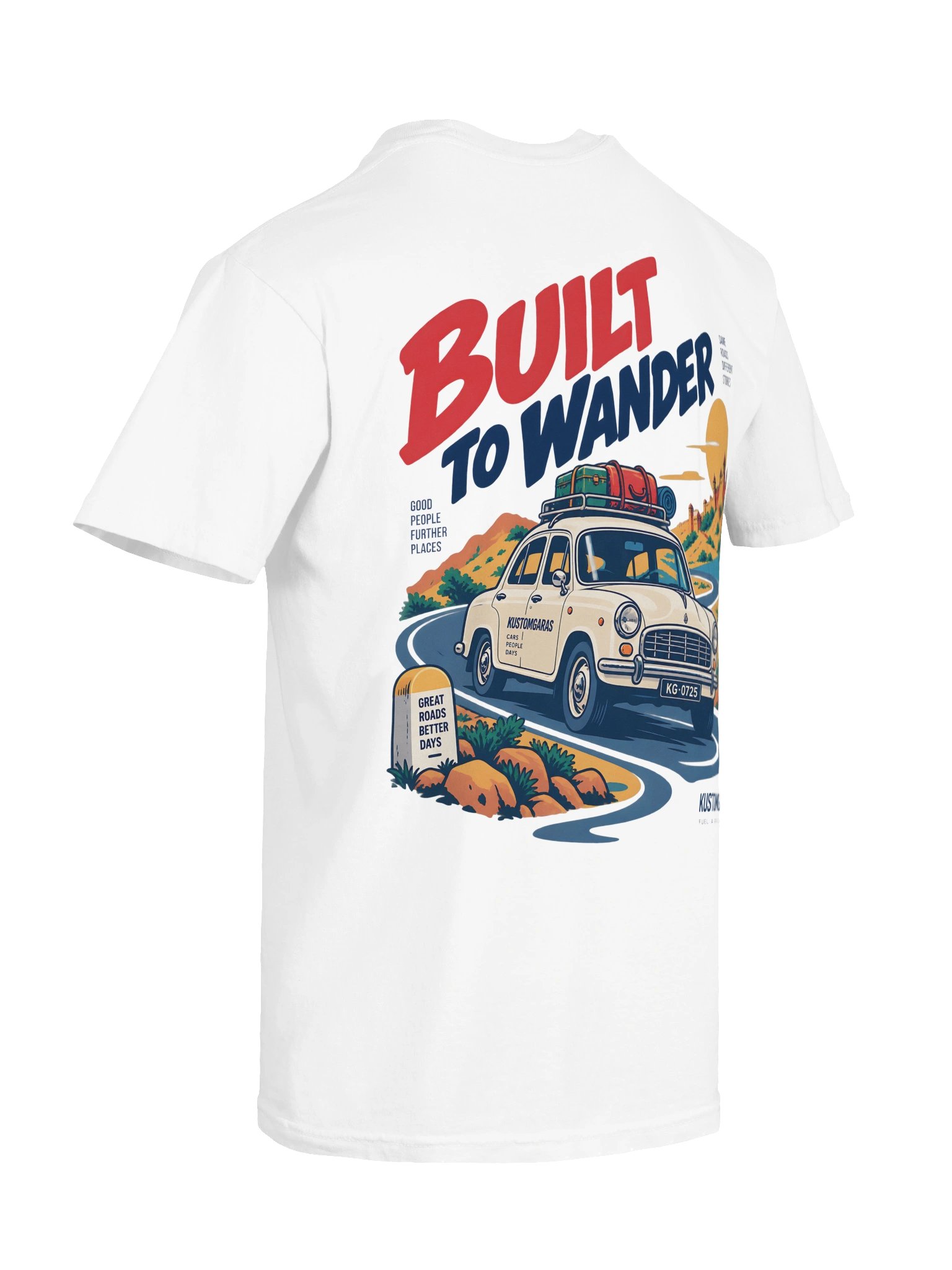 Built to Wander Kustom Garas T-Shirt product image (8)
