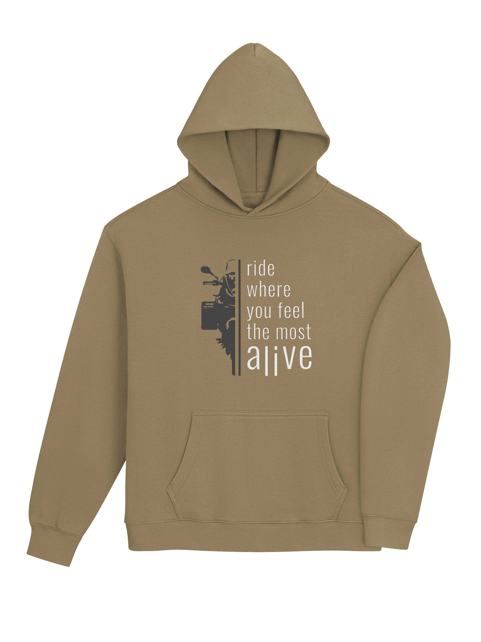 Ride where you feel the most Alive | Adventure Motorcycle Hoodie product image (27)