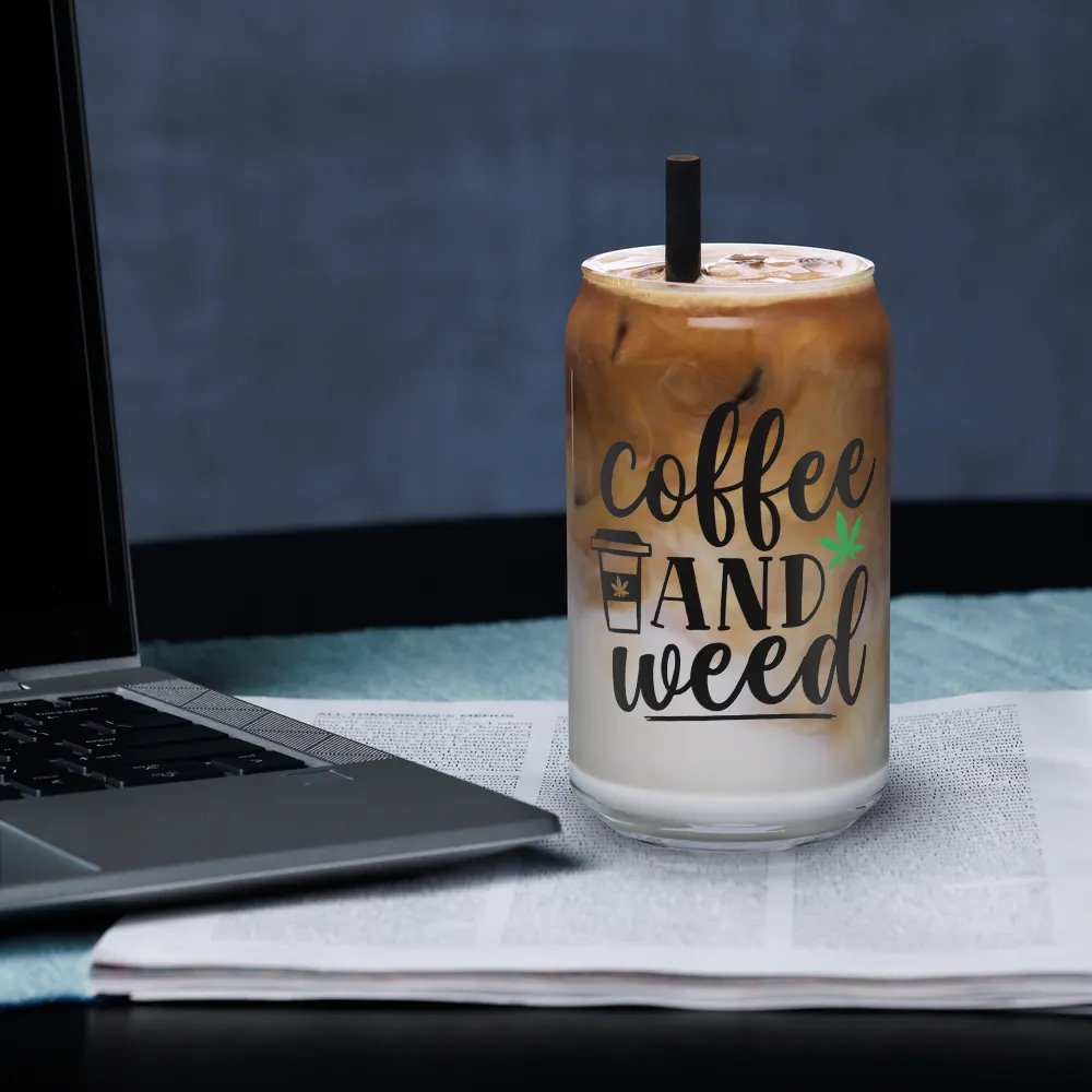 'Coffee & Weed' Glass product image (1)