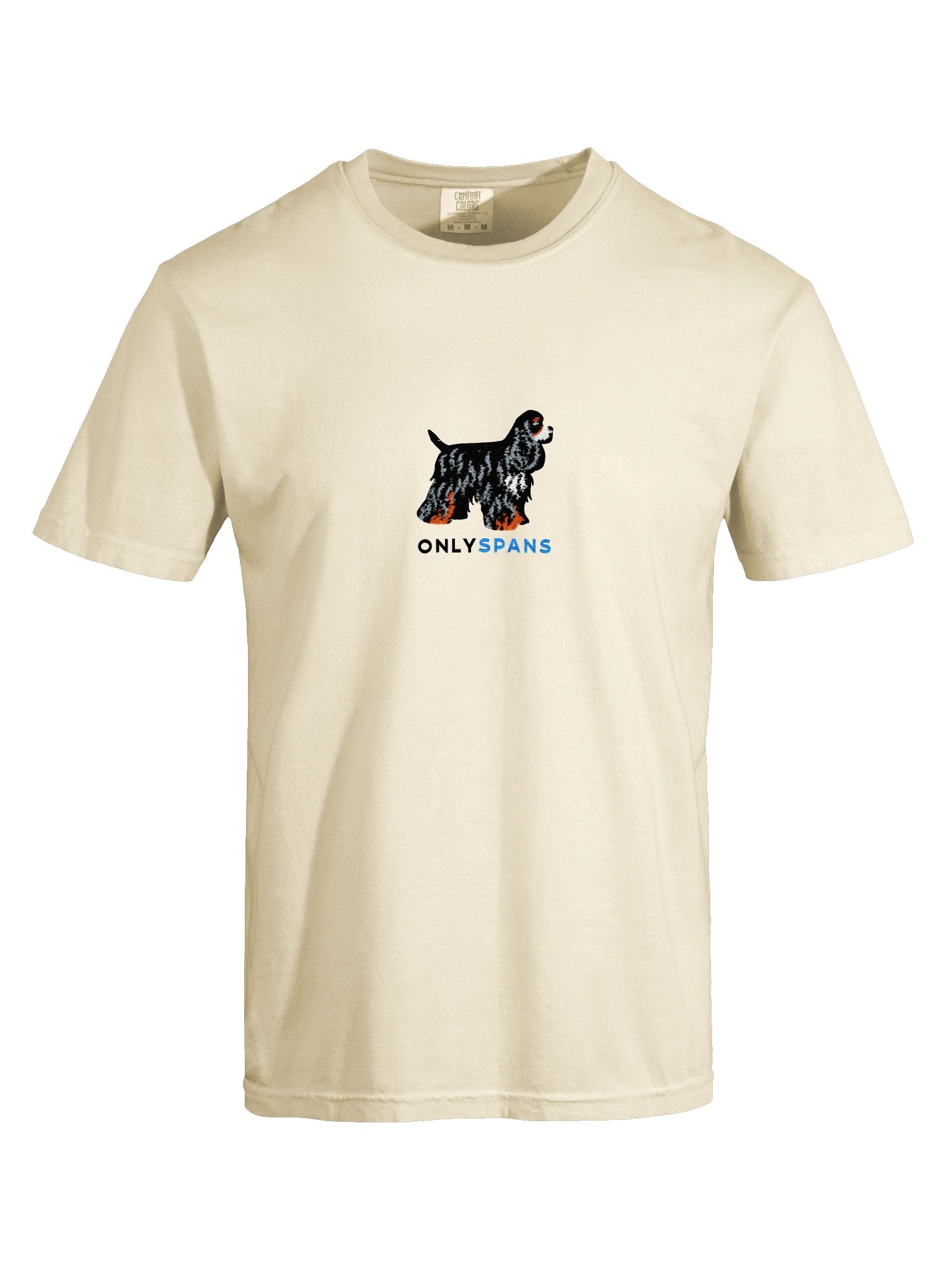 Only Spans T-Shirt(Embroidered) of an American Cocker Spaniel(Tricolor) product image (53)