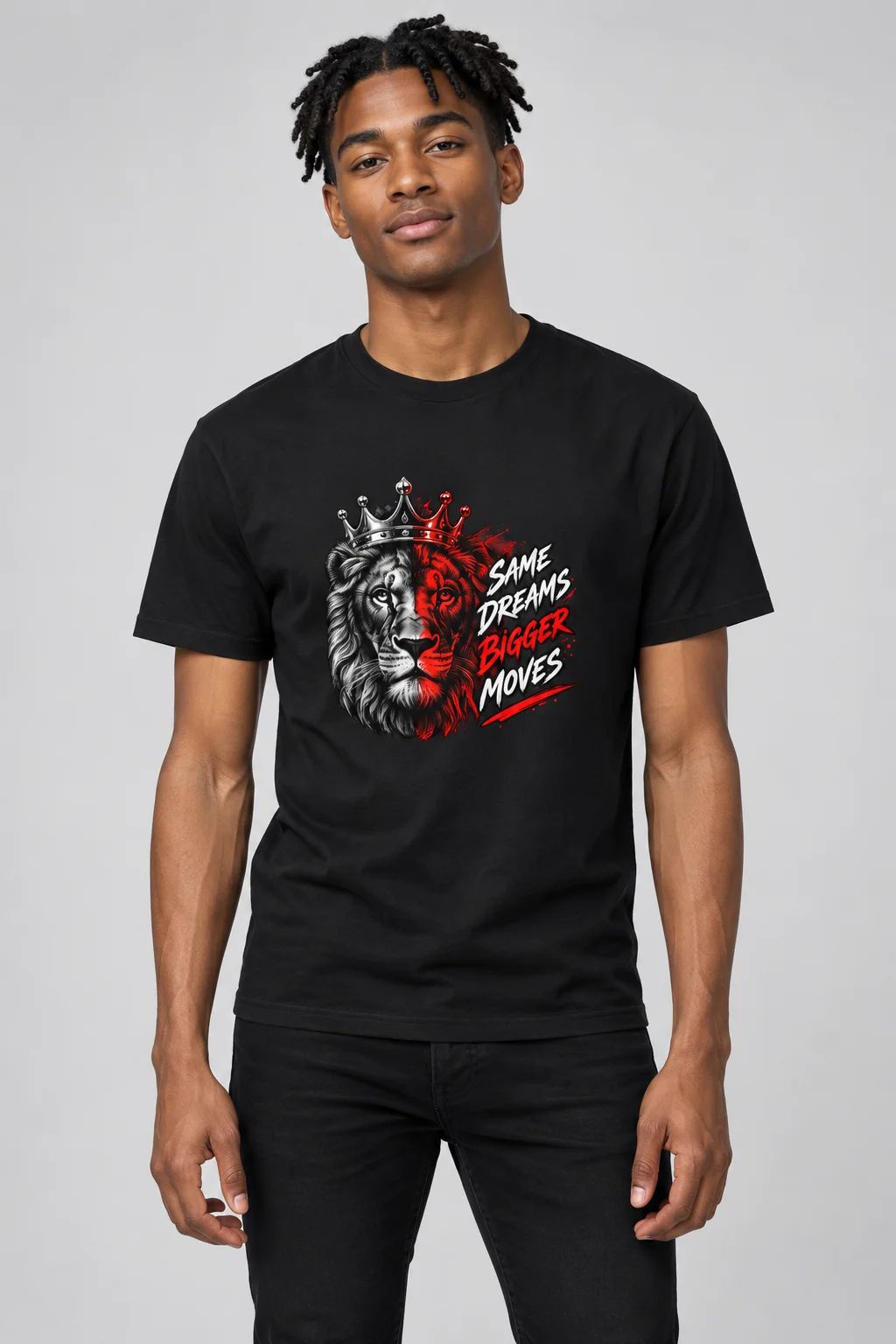 Same Dreams, Bigger Moves Lion Tee product image (1)