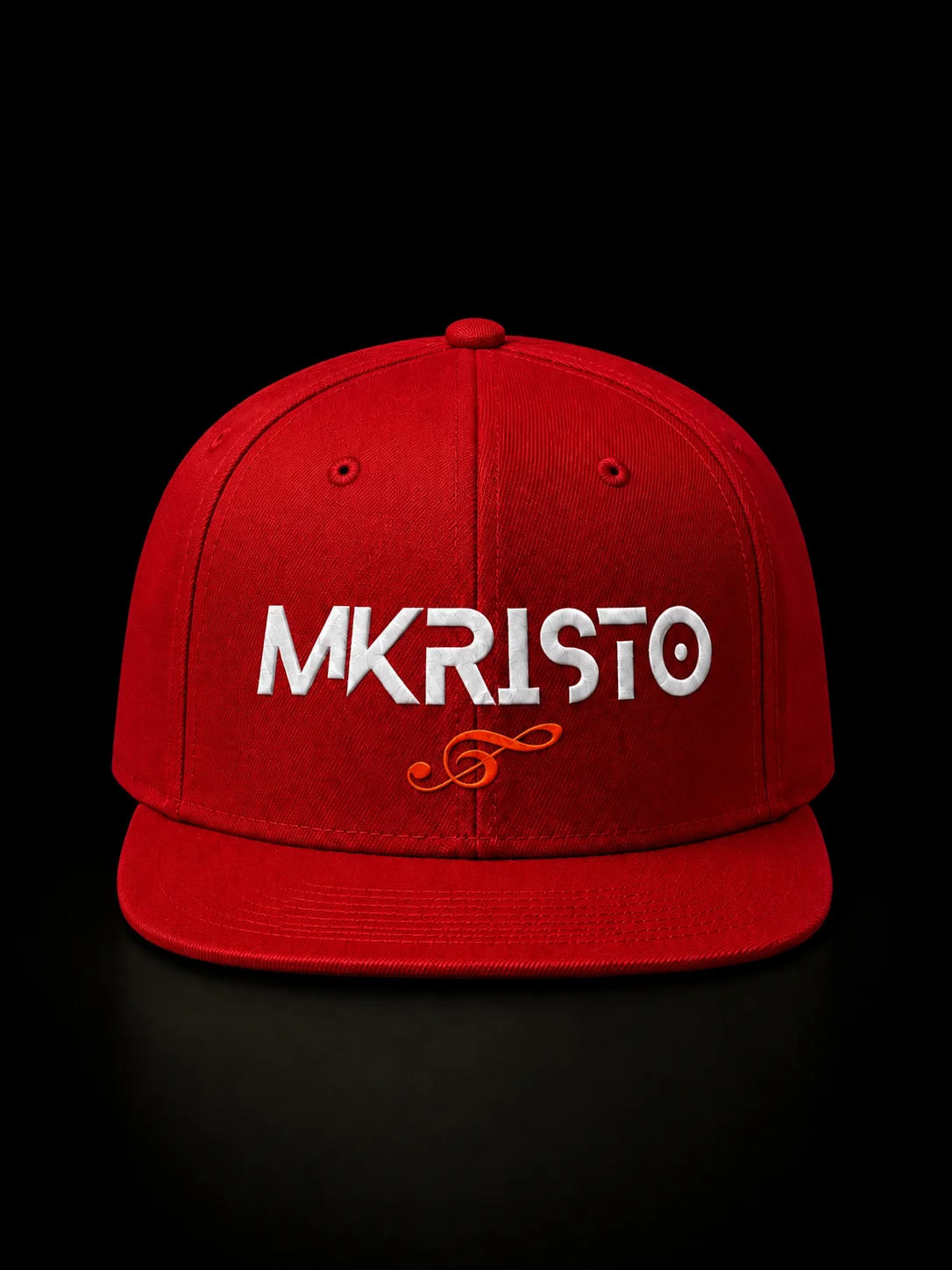 Red Mkristo Logo Snapback Cap product image (1)