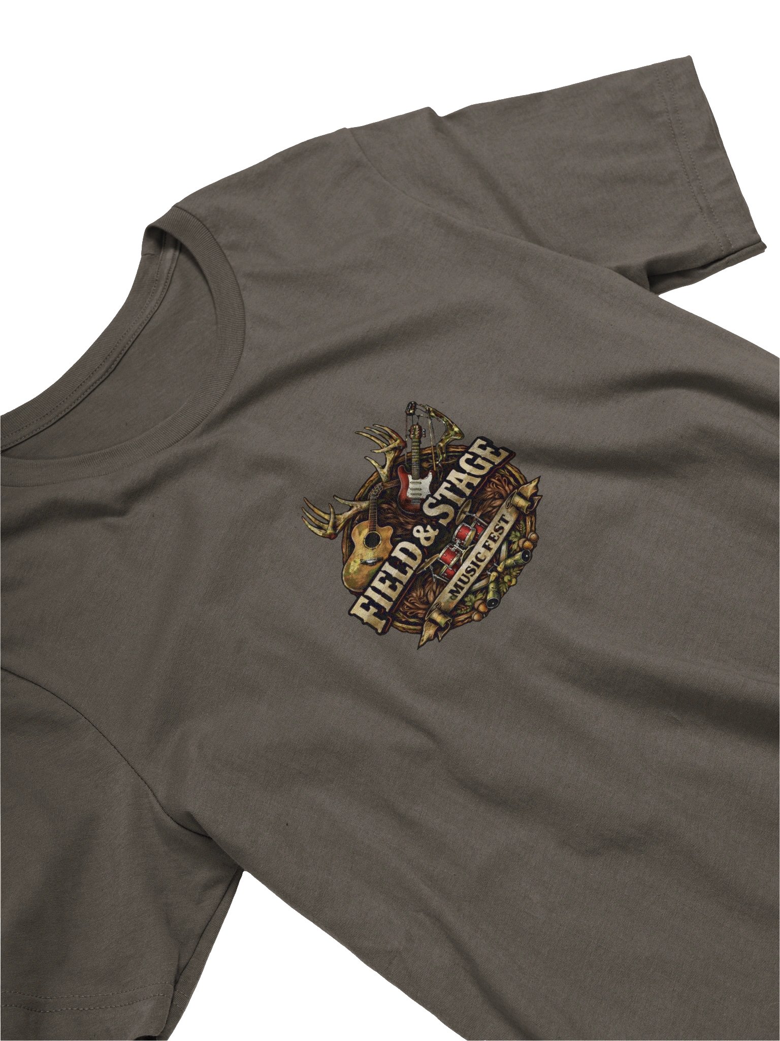 Field & Stage Music Fest Supersoft Tee - Army Green product image (3)