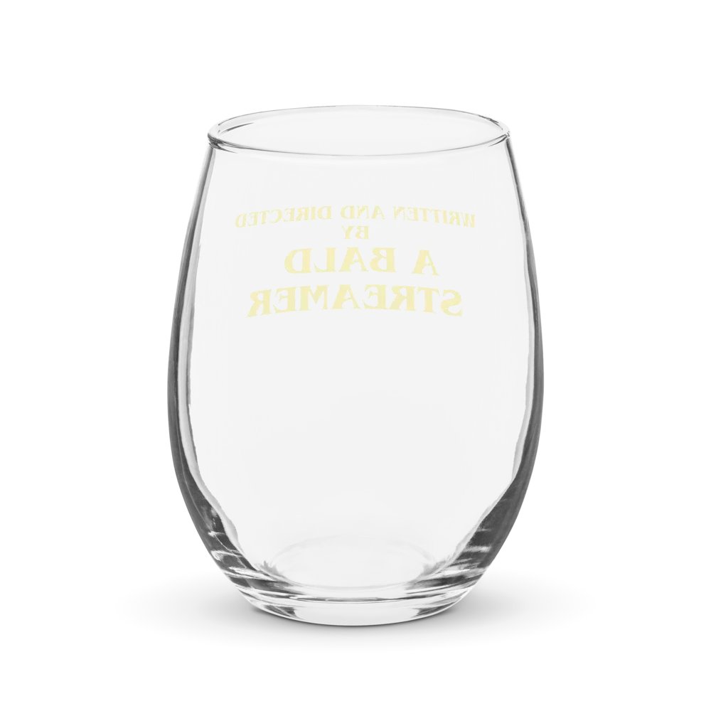 Written and directed by wine glass product image (2)
