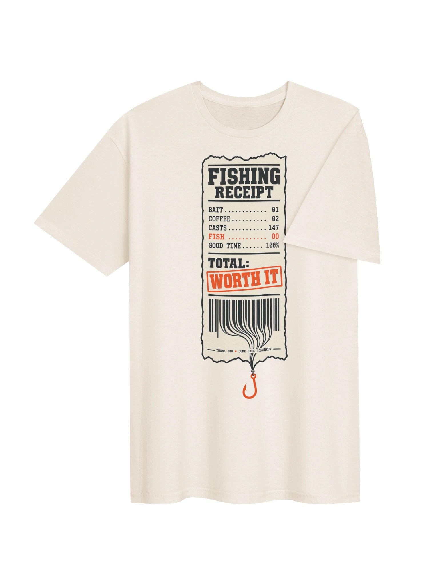 Fishing Receipt T-shirt product image (4)