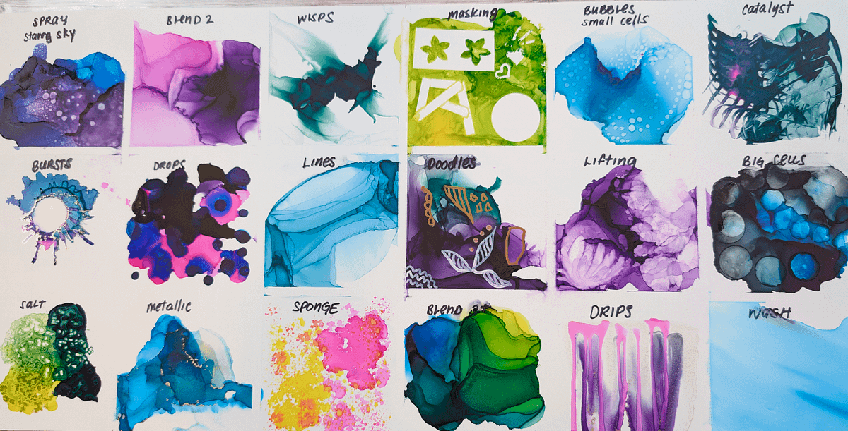 Ink Reference Free Digital Download: Master Alcohol Ink Art: 18 Techniques & Effects ...
