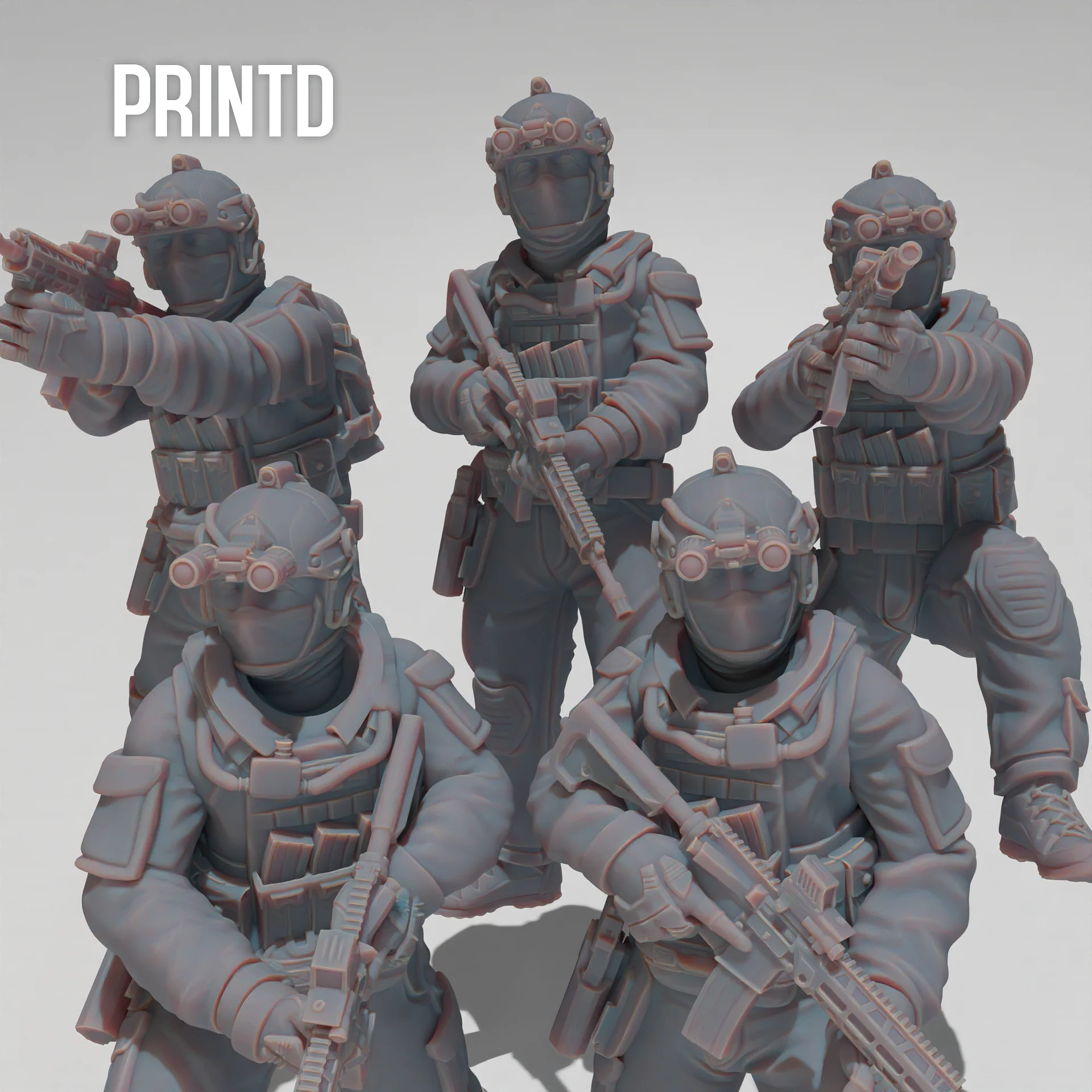 Shayetet 13 Israeli Navy Forces - Modern Warfare Wargame Hobby Resin Scale Models product image (1)