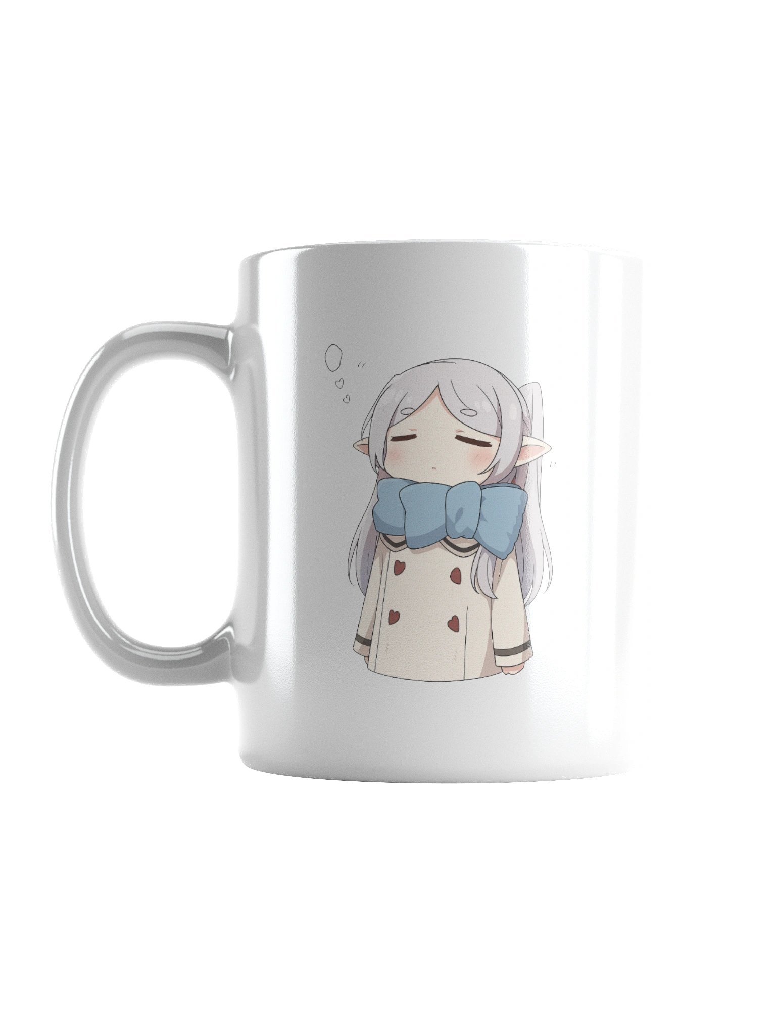 "Enchanted Elf Whispers" Frieren Inspired Heartwarming Anime Mug product image (1)