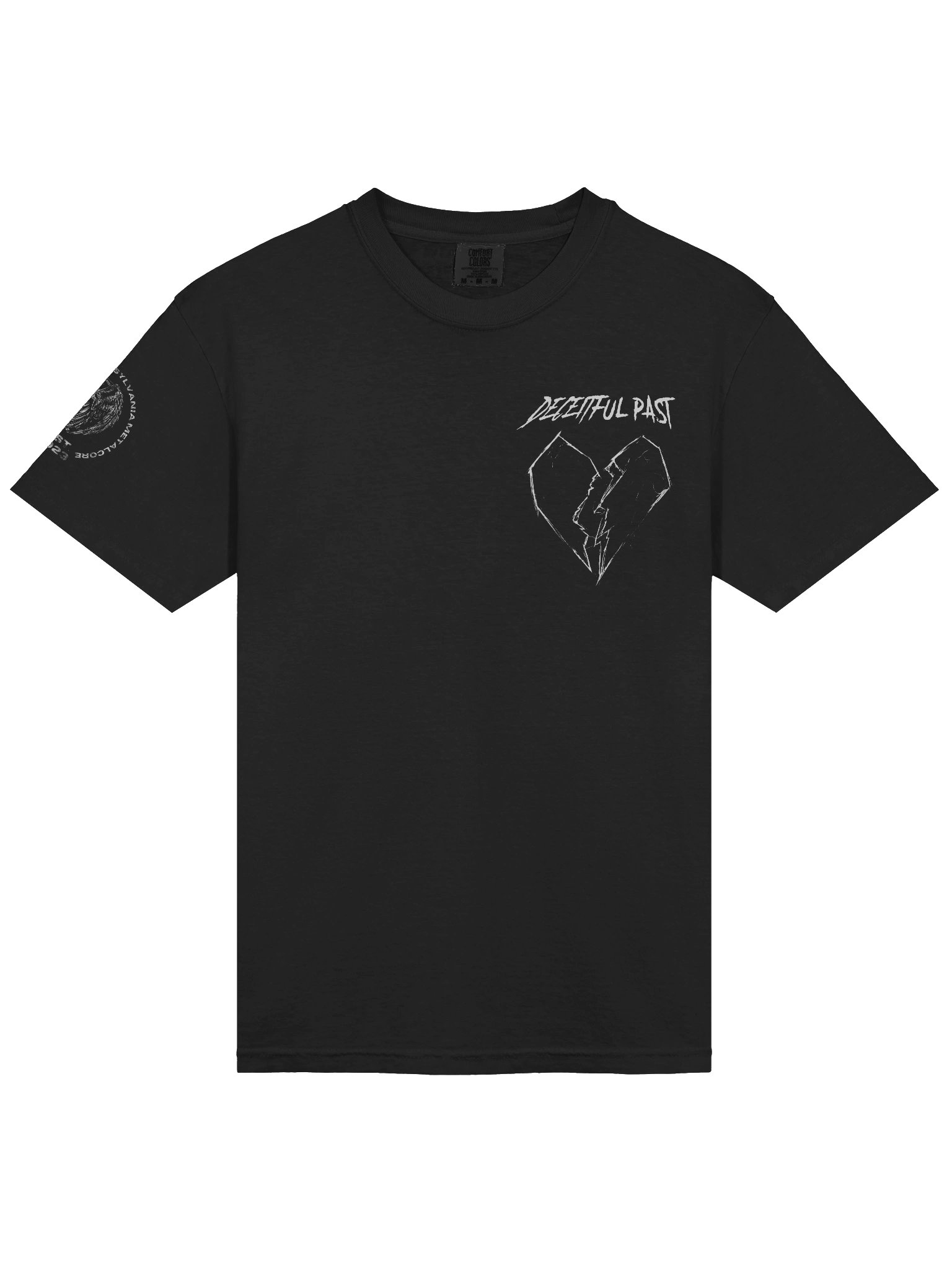 "Wounded Heart" Black T-Shirt product image (3)