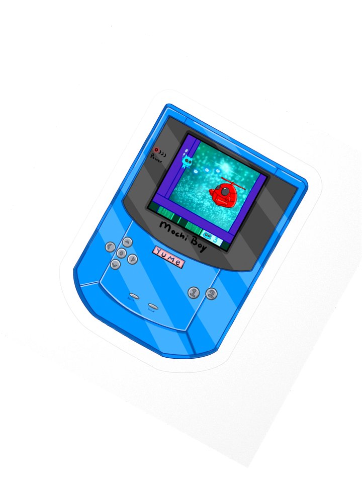 Mochi Boy Blue! Sticker product image (5)