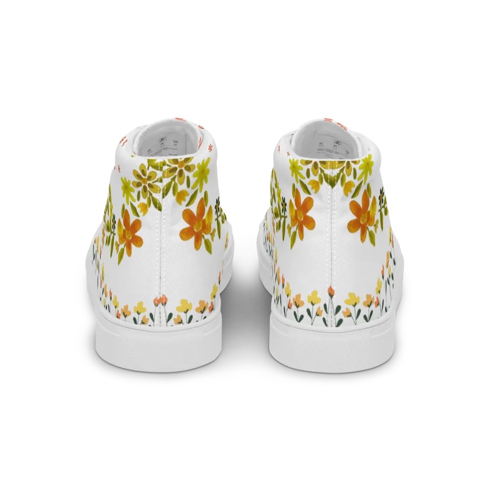 Floral Pixel Fusion High Tops product image (5)