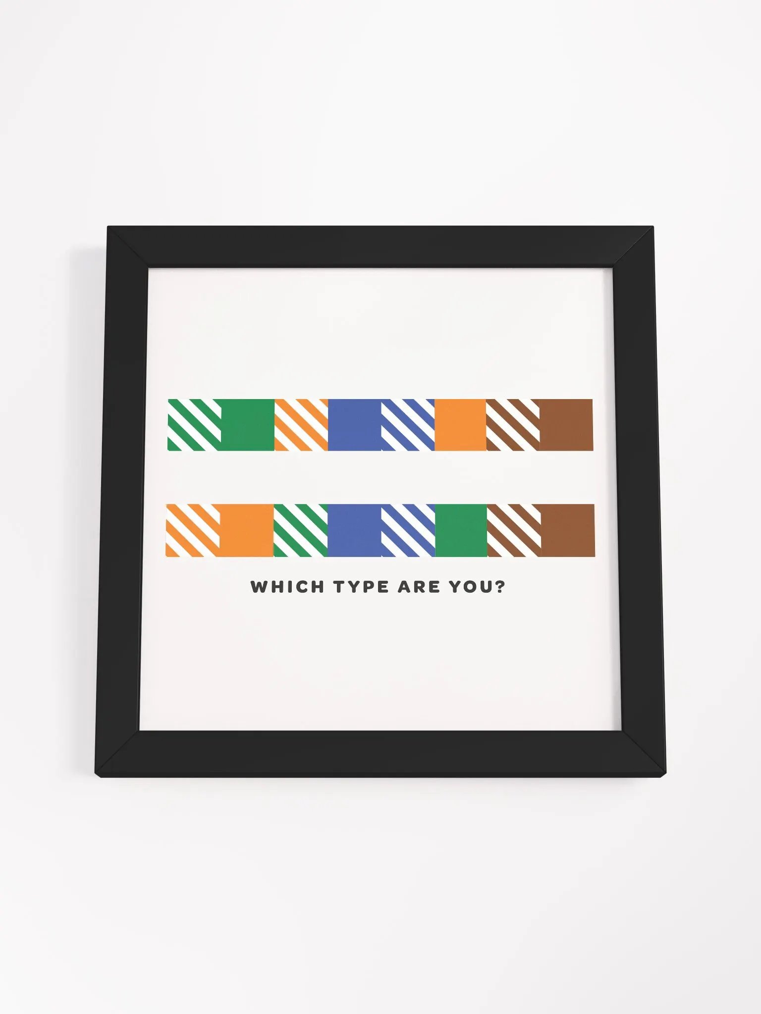 Ethernet: A vs. B - Framed Print product image (18)