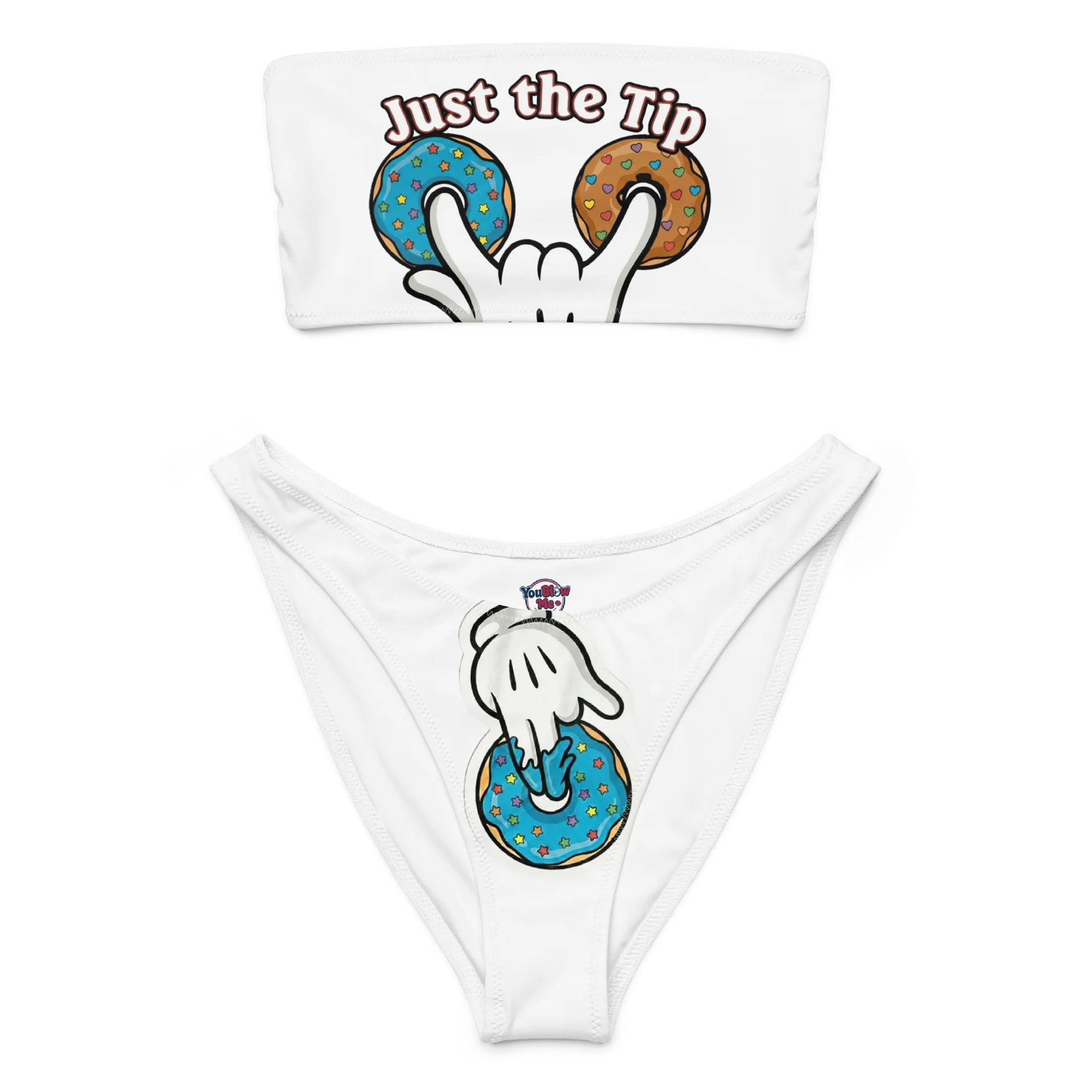 Just The Tip - Bandeau Bikini Set - 11 Sizes (XS to 6XL) product image (5)