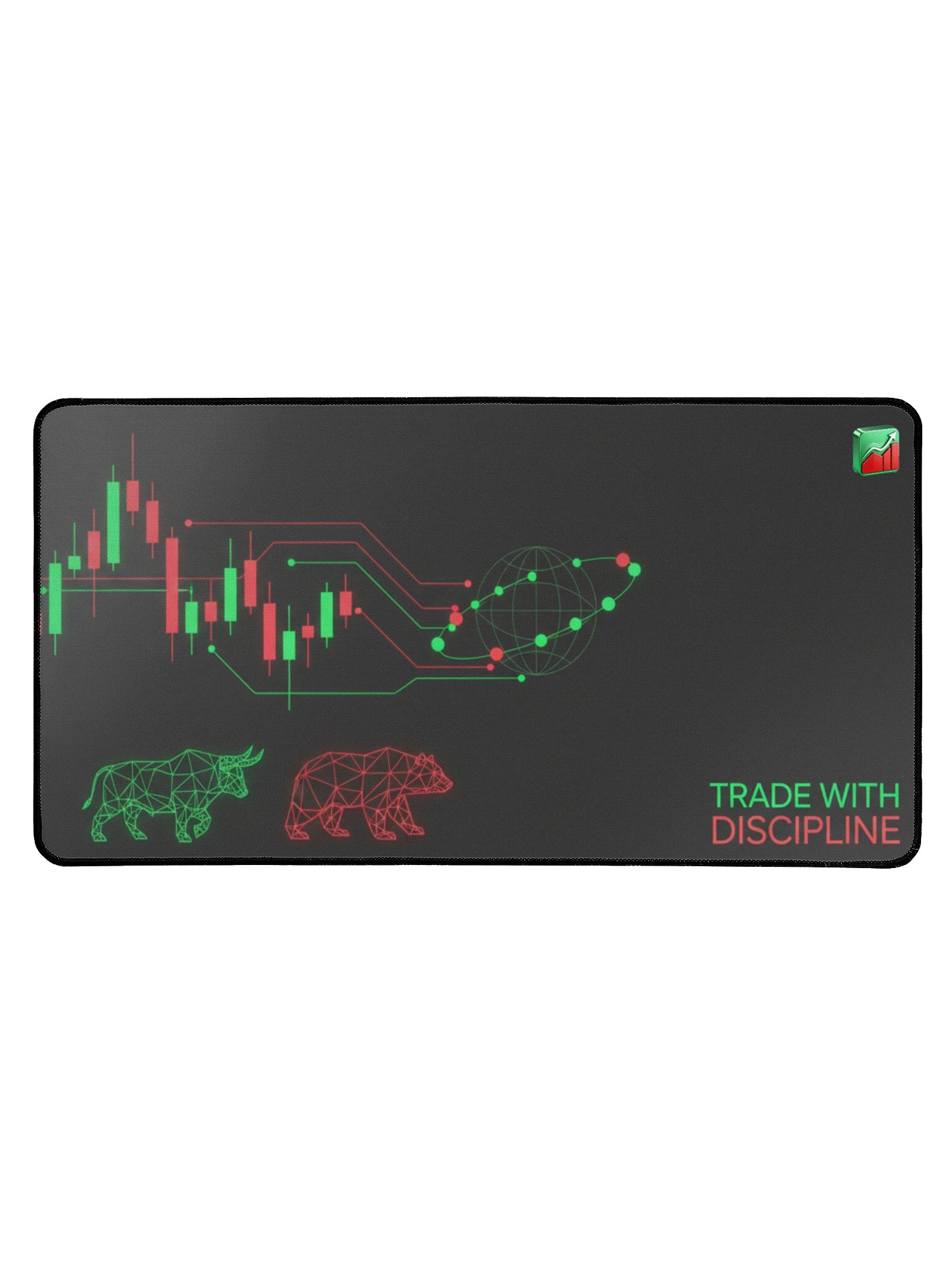 Deskmat "Trade with discipline" product image (3)