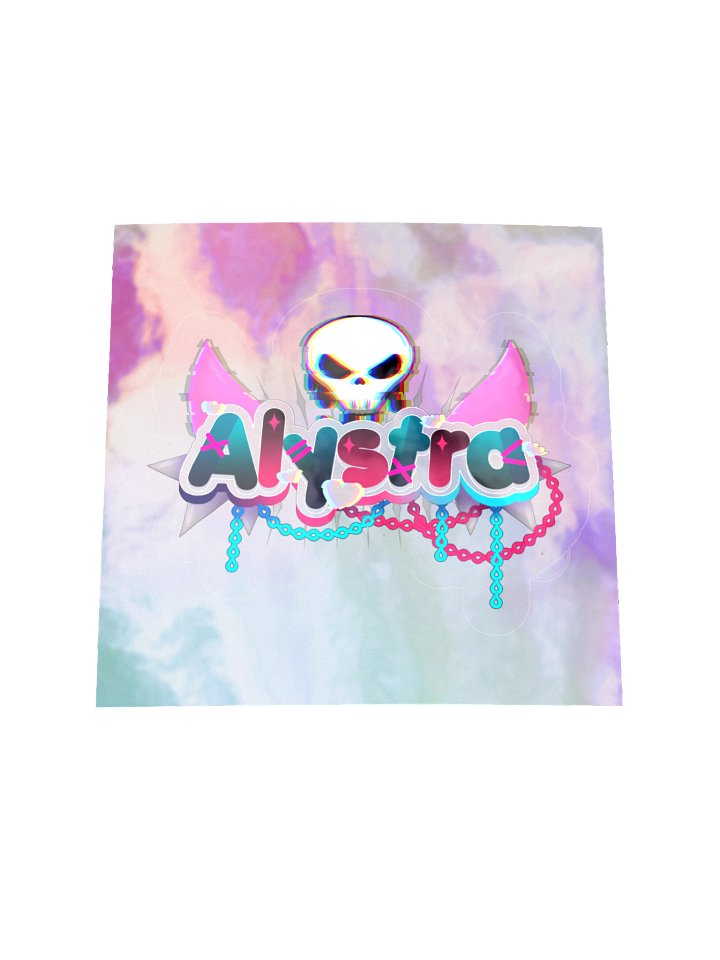 Alystra Holographic Glitch Sticker product image (1)