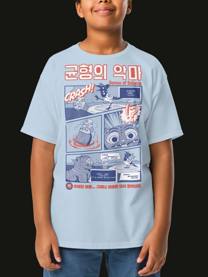 Derpy VS Sussie Retro Manga Panel Youth T-Shirt and Baby Tee product image (2)