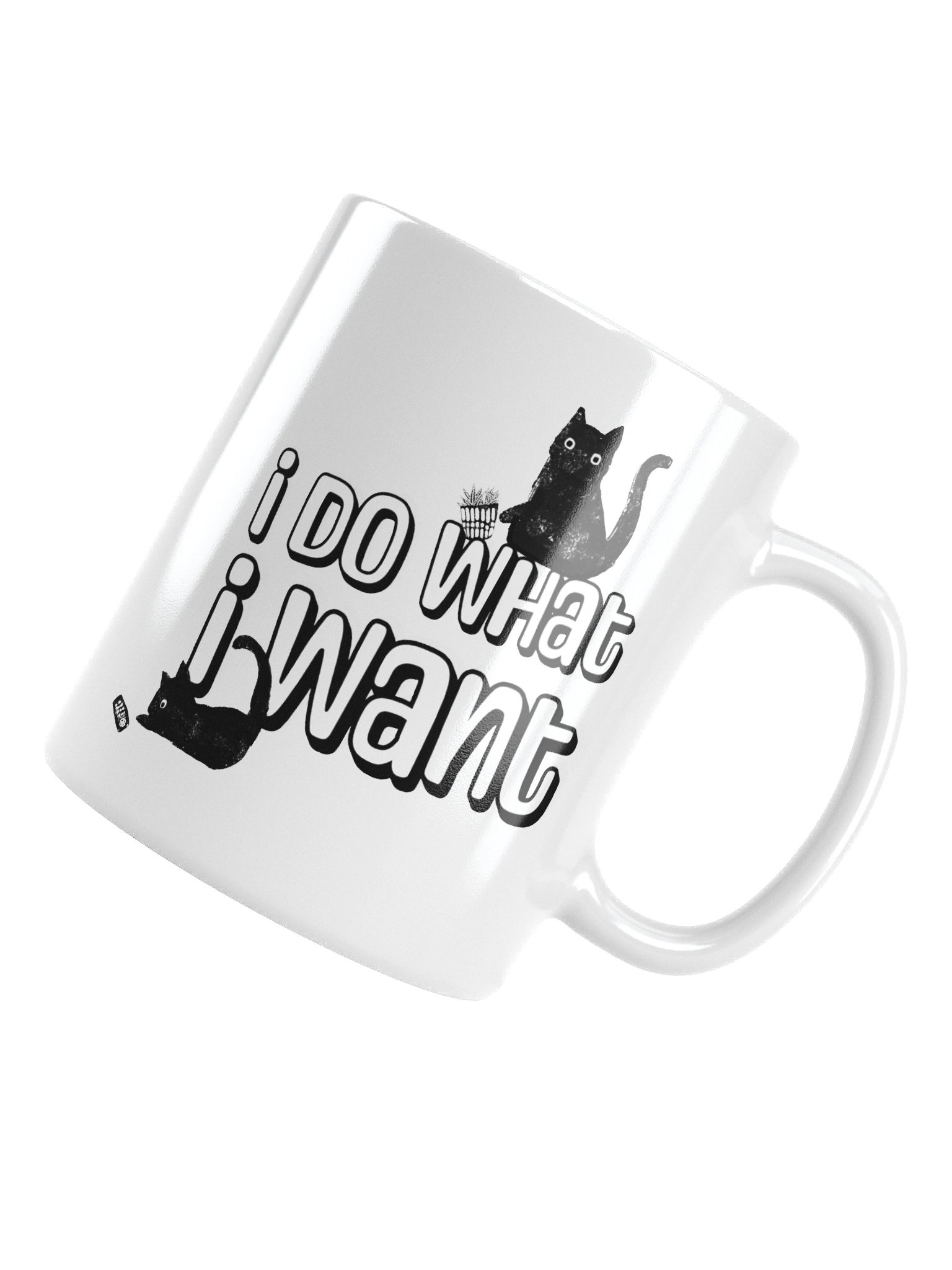 “I Do What I Want” Cat Mug product image (6)
