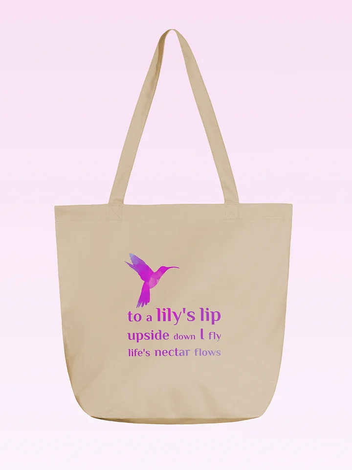 Organic Cotton Tote - Hummingbird product image (1)