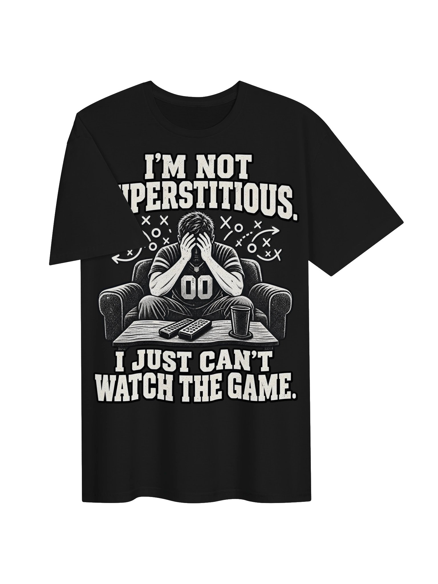 I’m Not Superstitious Game Watcher Tee product image (15)