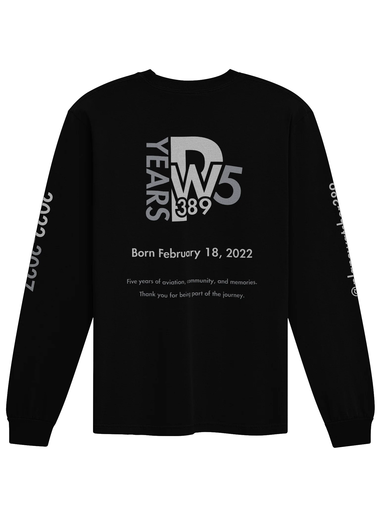 PW389 5 Years Long Sleeve Tee product image (6)