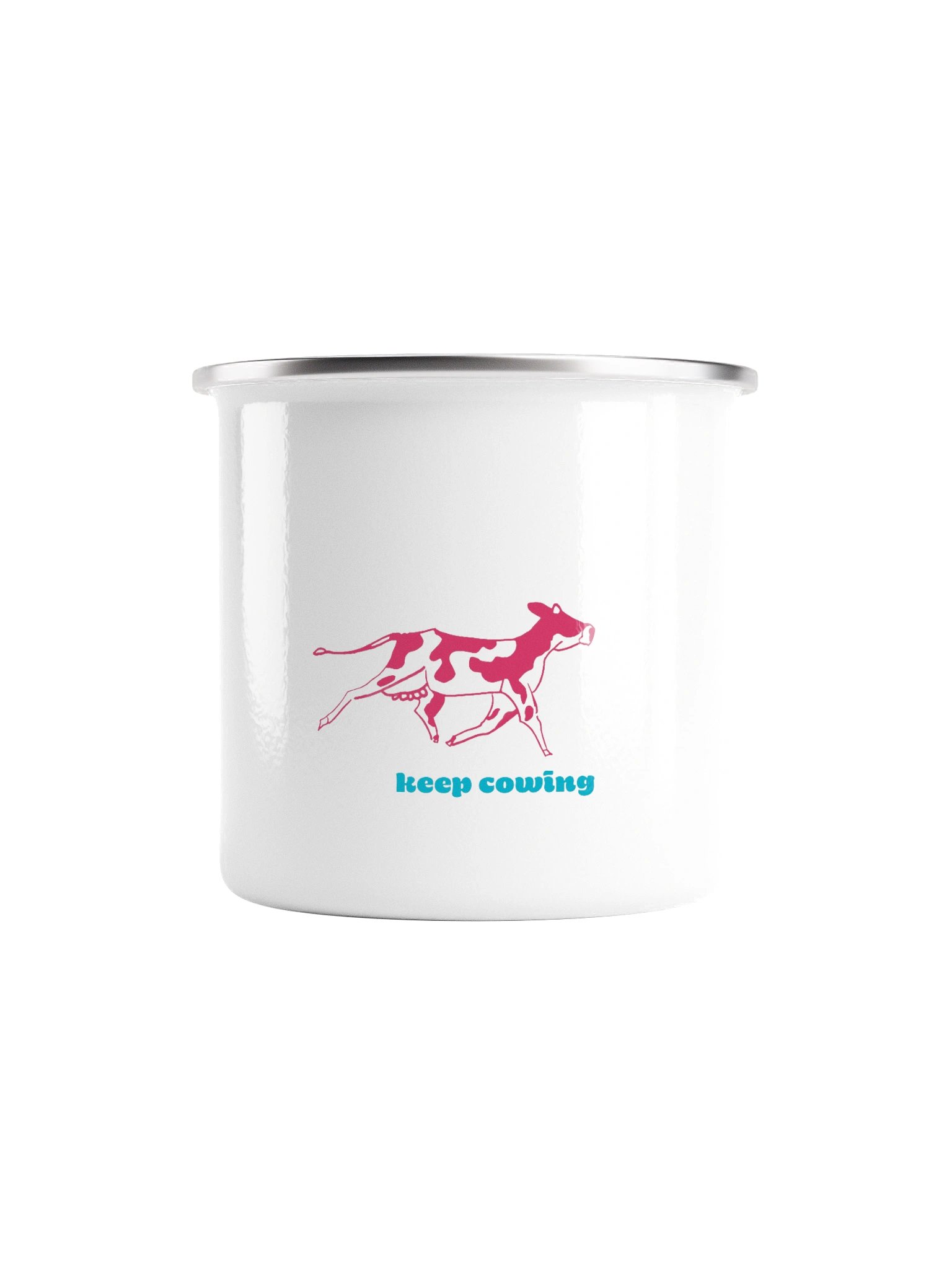 keep cowing - Enamel Mug product image (1)