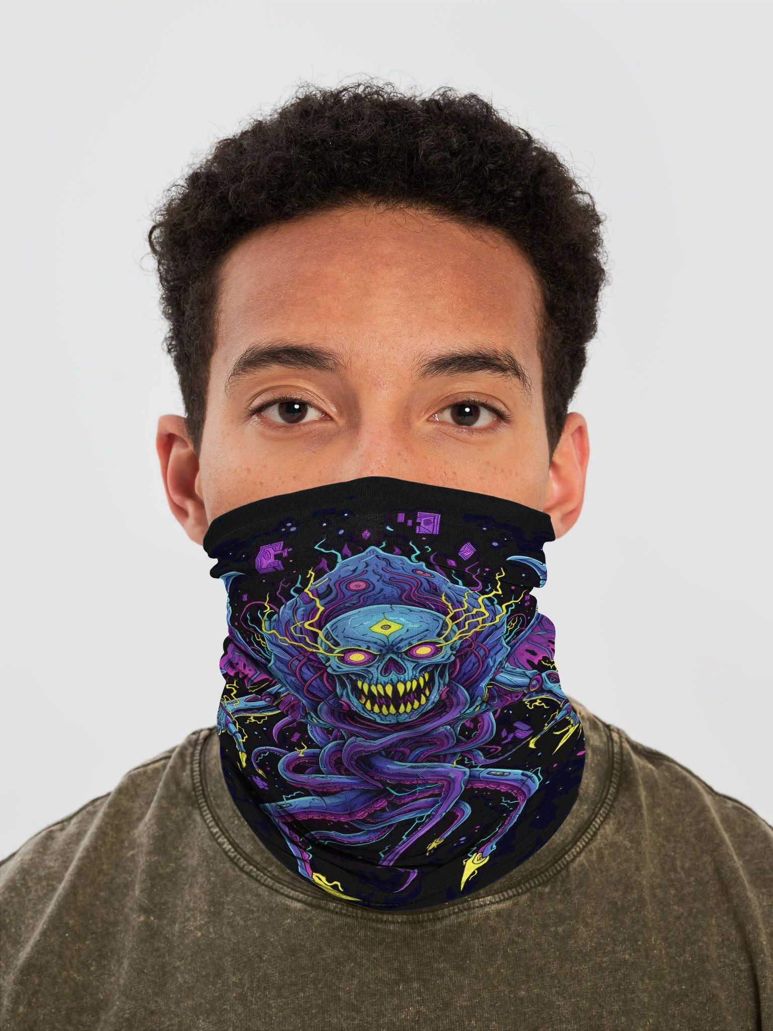 Neonspindle Wraith Neck Gaiter - Black product image (1)