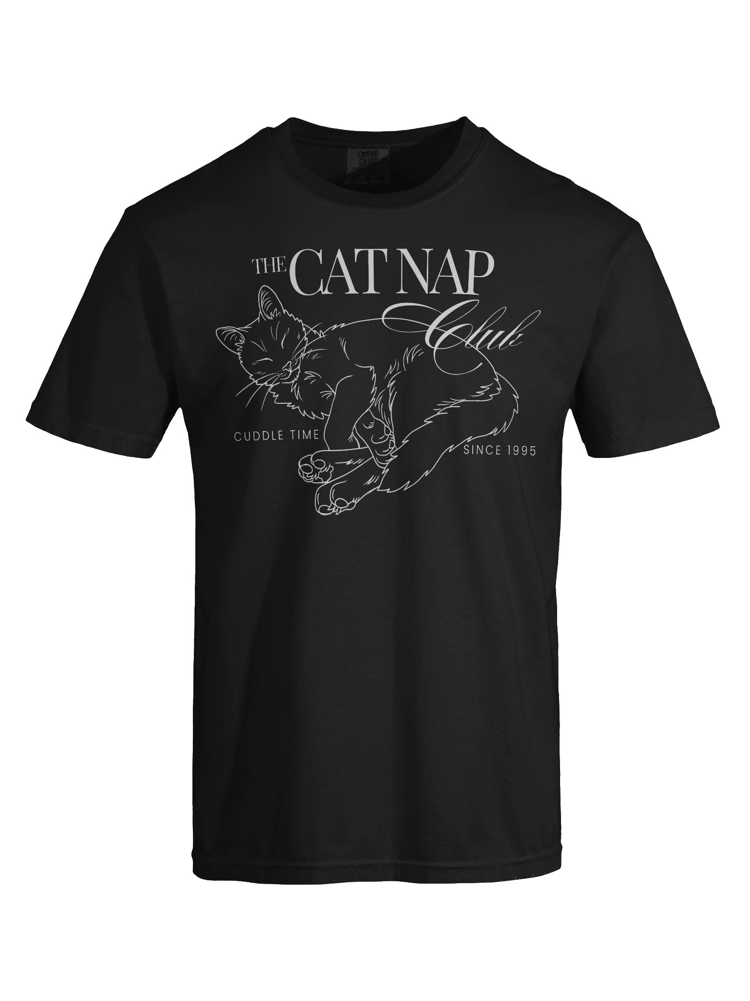Cat Nap Club 100% Cotton Comfort Colors Shirt product image (4)
