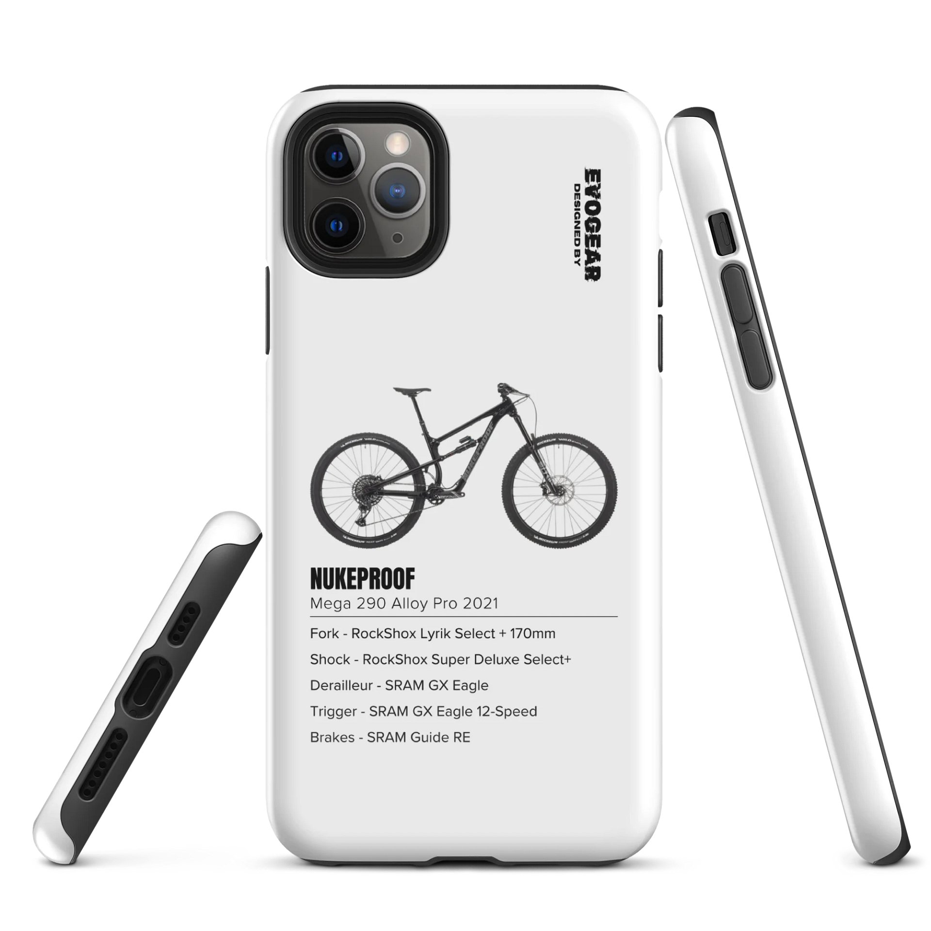 White Nukeproof Mega 290 Alloy Pro 2021 iPhone Case product image (5)