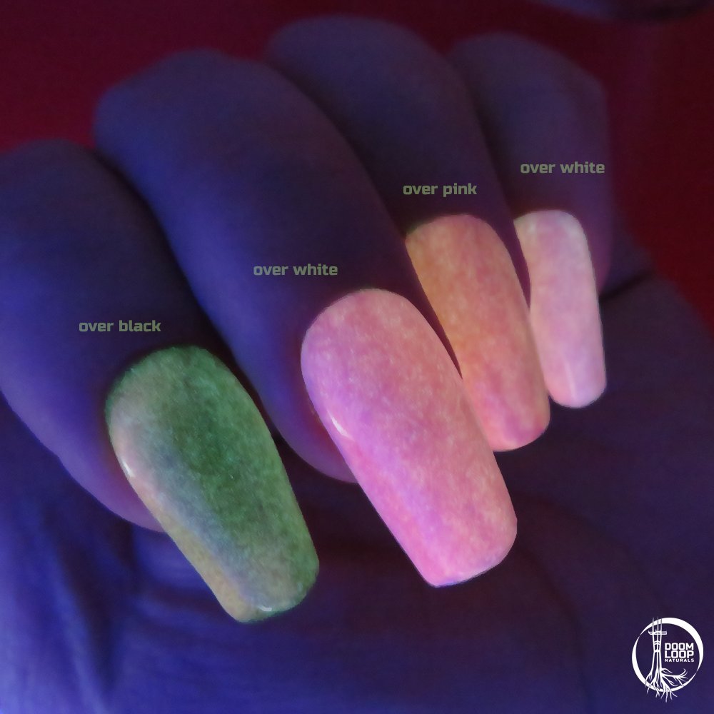RADIOACTIVE SHRIMP - Pink Jelly Glow-In-The-Dark Nail Polish product image (3)