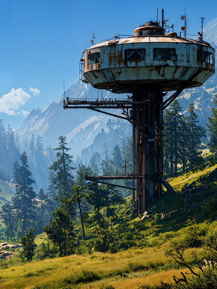 Signal Tower - Cinematic Gallery Print product image (1)