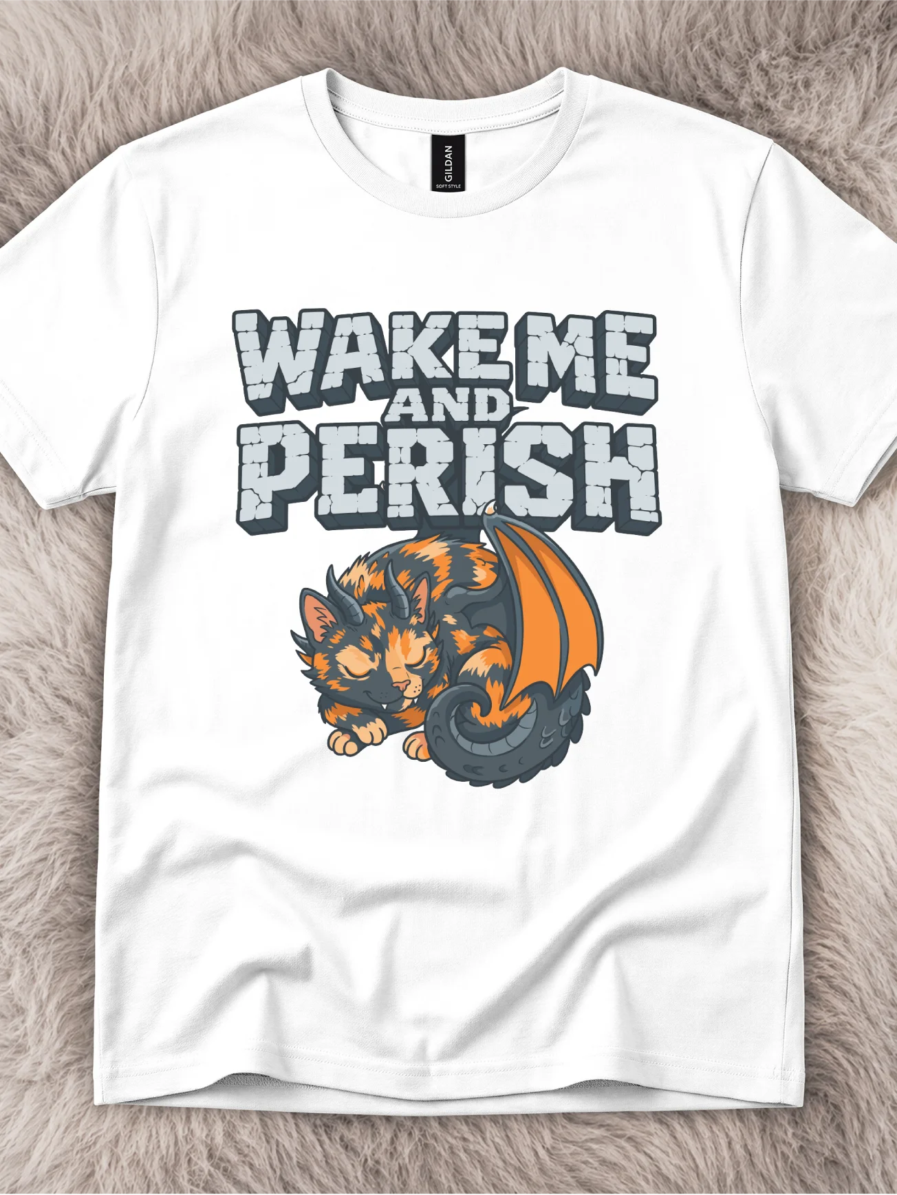 Wake Me and Perish Tortie Cat Shirt product image (1)