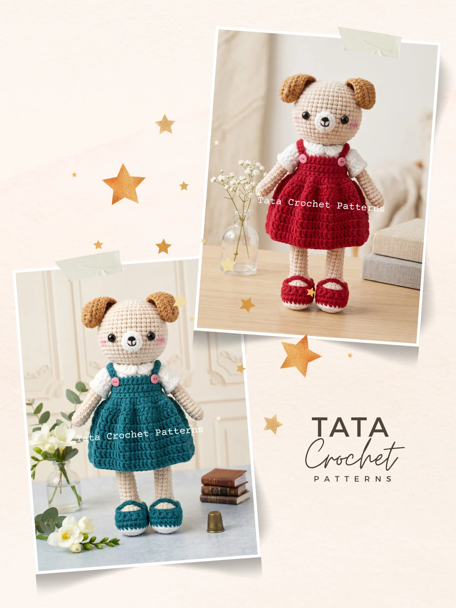 Daisy the Joyful Pup – Amigurumi Dog Crochet Pattern | Digital Download PDF product image (2)