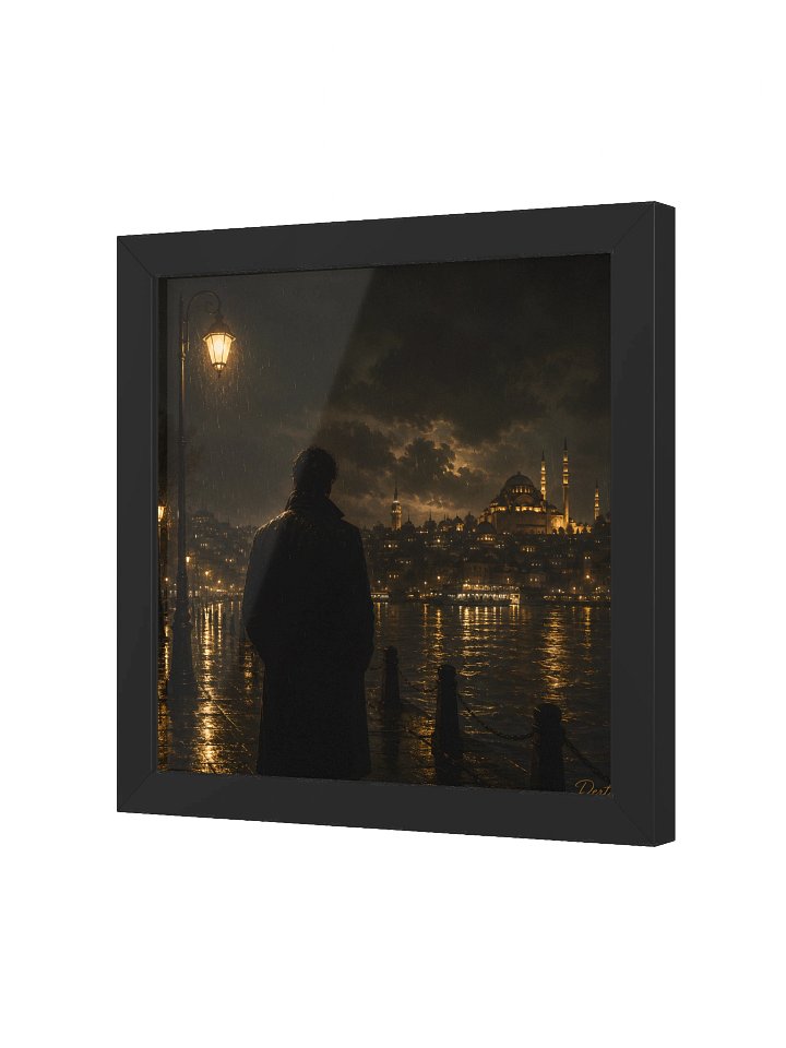 Yağmurlu Gece – Premium Çerçeveli Poster product image (6)