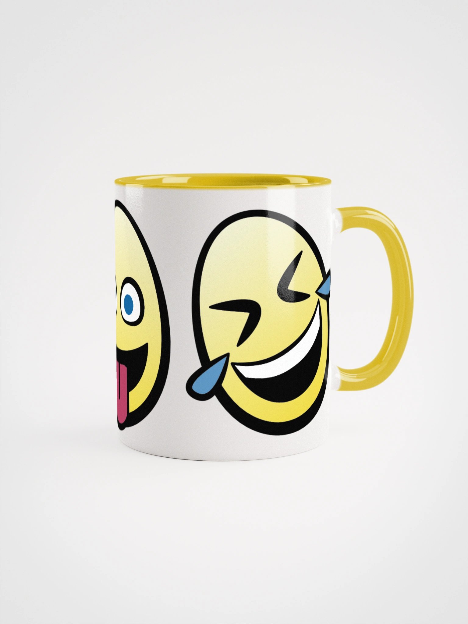 EggFriedCheese Emote Mug (Shhh/Tongue/Rofl) (11oz) product image (1)