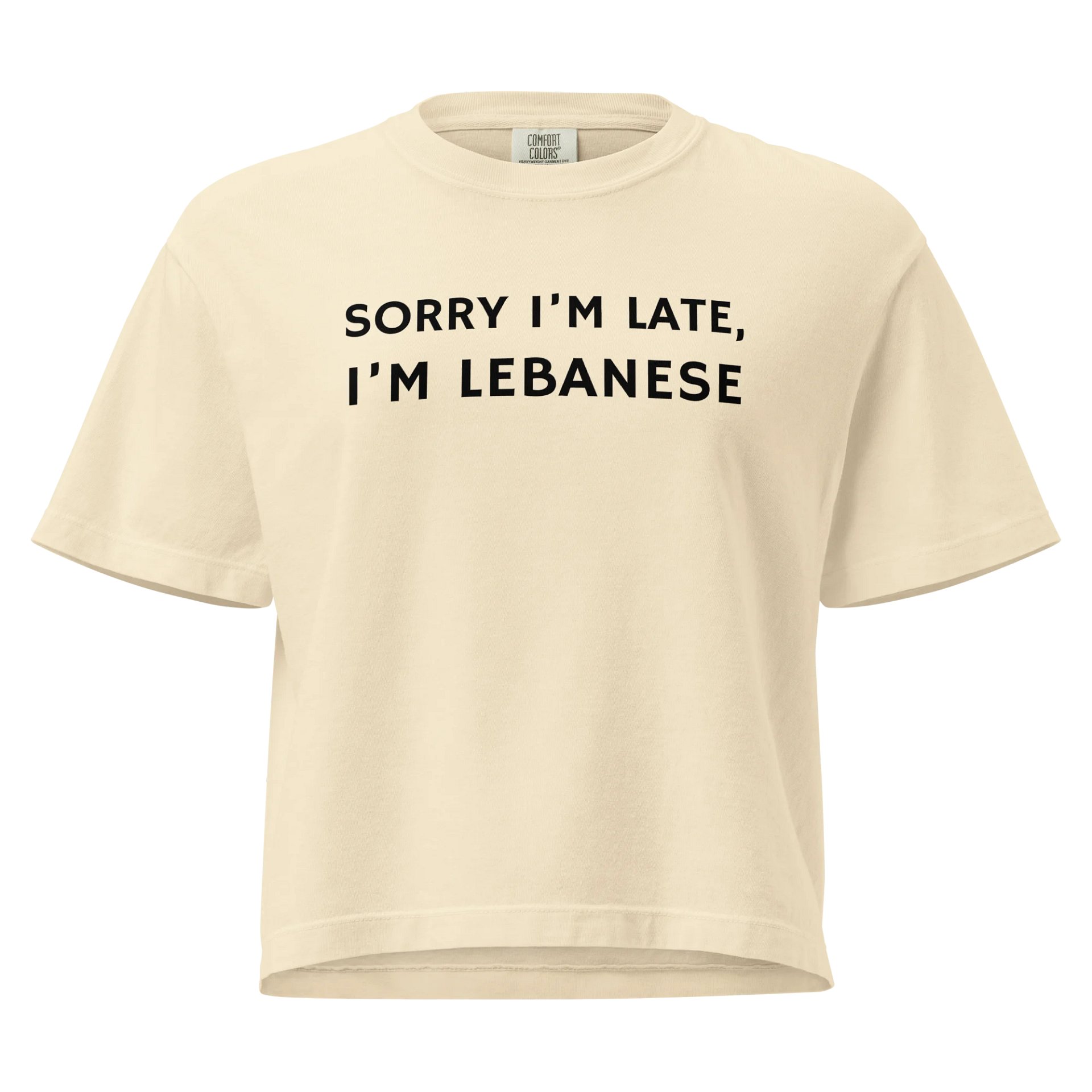 Sorry I'm Lebanese Women's Boxy T-shirt product image (2)
