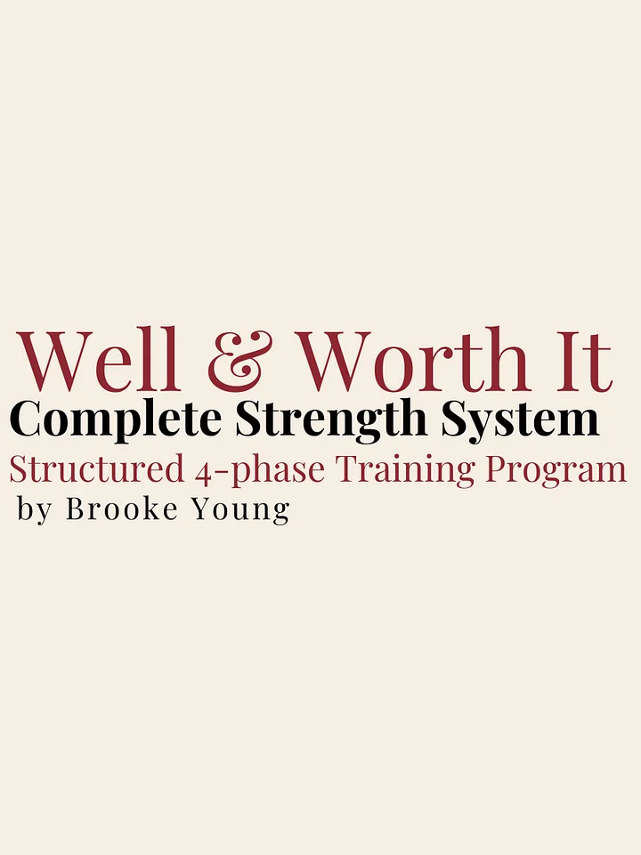 Complete Strength System - All 4 Phases Bundle product image (1)